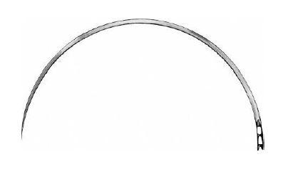 КИШЕЧНА ШОВНА ГОЛКА №PB0 КОЛЮЧА 60 mm, Ø 0,70 mm